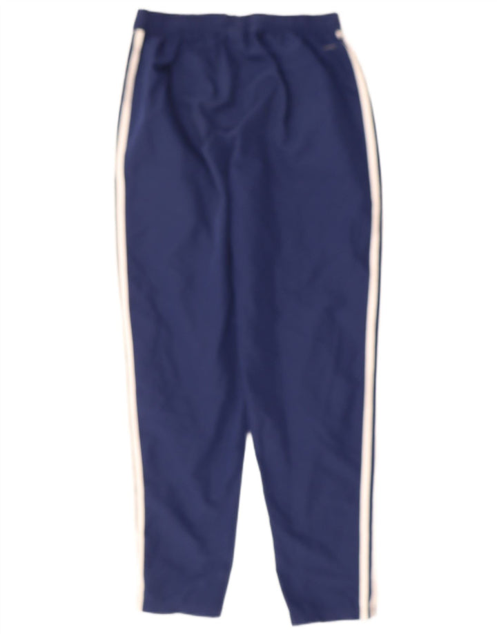 ADIDAS Mens Tracksuit Trousers Medium  Navy Blue Polyester