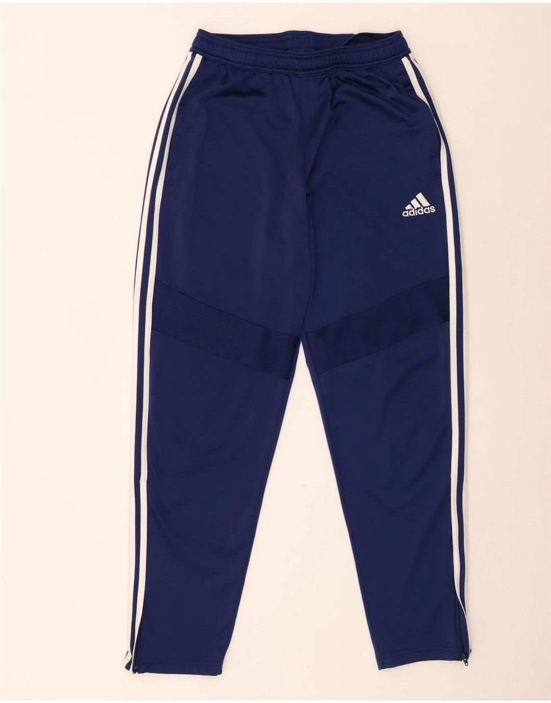 Ανδρική αθλητική φόρμα Adidas Παντελόνι μεσαίου μπλε ναυτικού πολυεστέρα