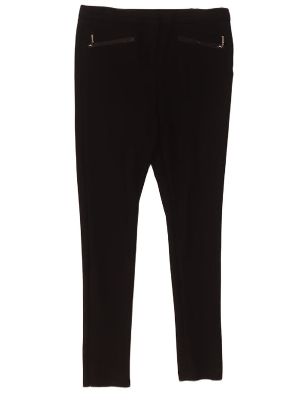 Marks & Spencer Γυναικείο αυτόγραφο Casual Παντελόνι UK 10 Small W30 L30 Μαύρο
