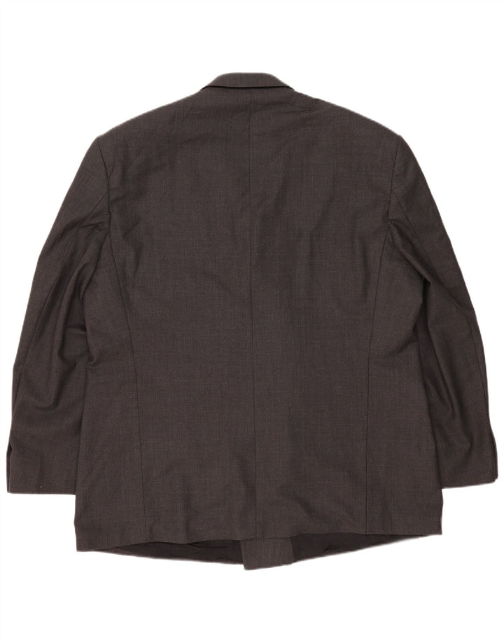 Marks & Spencer Ανδρικό σακάκι με διπλό στήθος UK 46 XL Γκρι νέο μαλλί