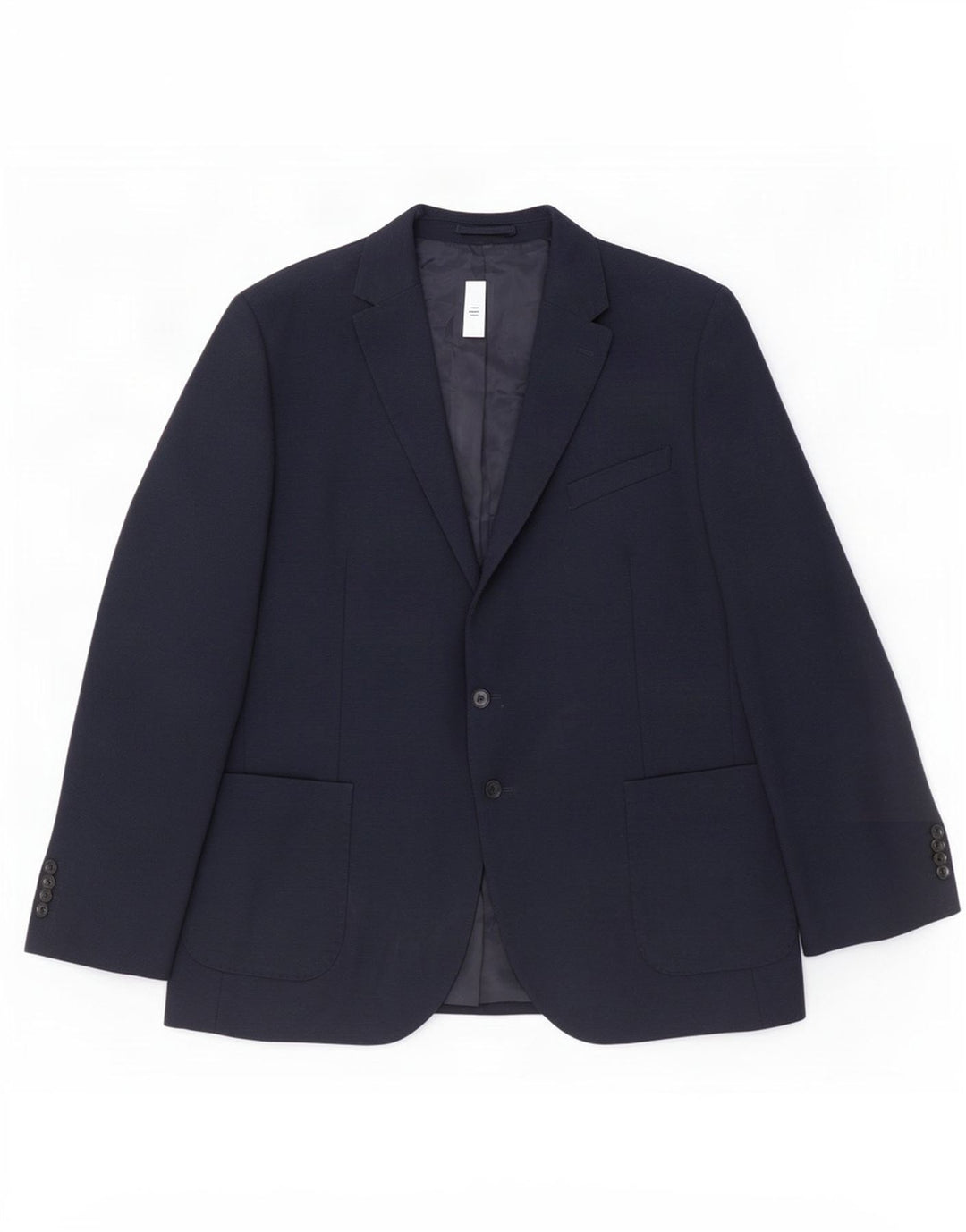 Marks & Spencer Ανδρικό μπουφάν σακάκι με 2 κουμπιά UK 48 4XL Navy Blue Polyamide