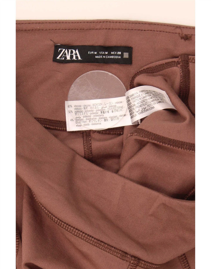 Zara Γυναικείο Κολάν Medium W28 L29 Καφέ βισκόζη