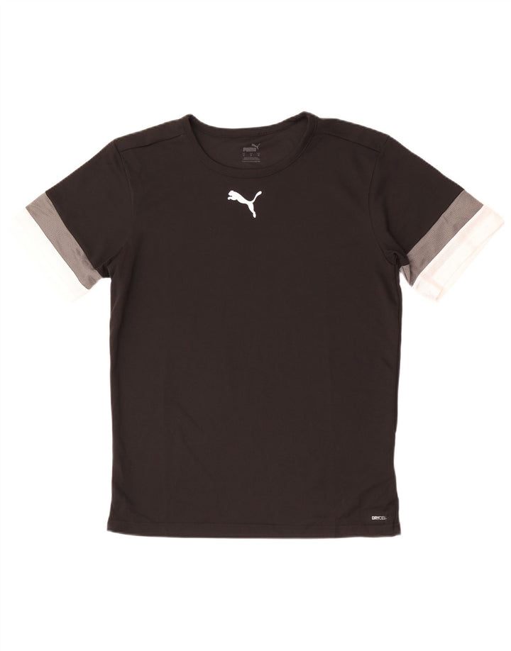 Ανδρικό T-Shirt Puma Top Medium Black Colorblock Πολυεστέρας