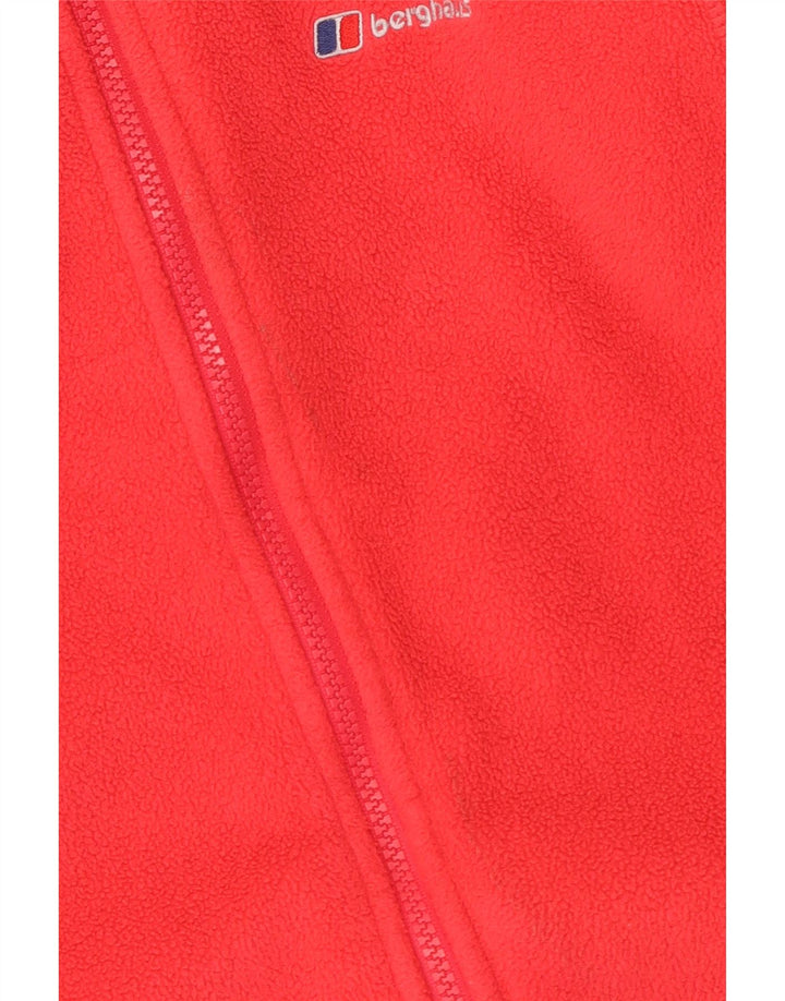 Berghaus Γυναικείο Fleece Jacket UK 14 μεγάλο κόκκινο πολυεστέρα