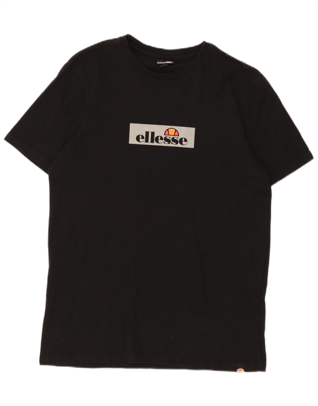 Ανδρικό γραφικό T-Shirt Ellesse Top Medium Μαύρο