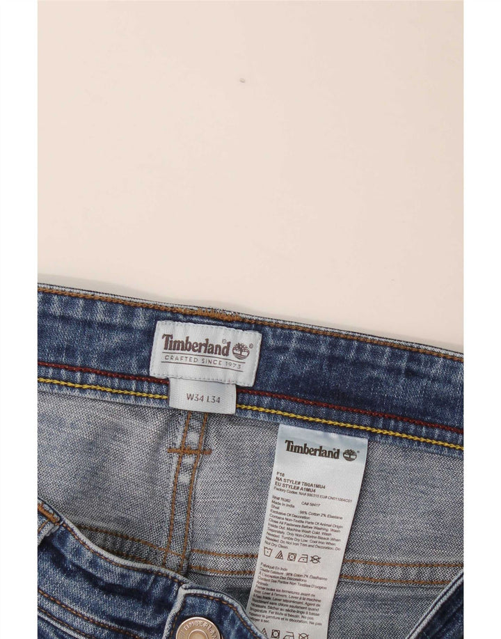 Ανδρικό τζιν Timberland Slim W34 L34 Μπλε βαμβακερό