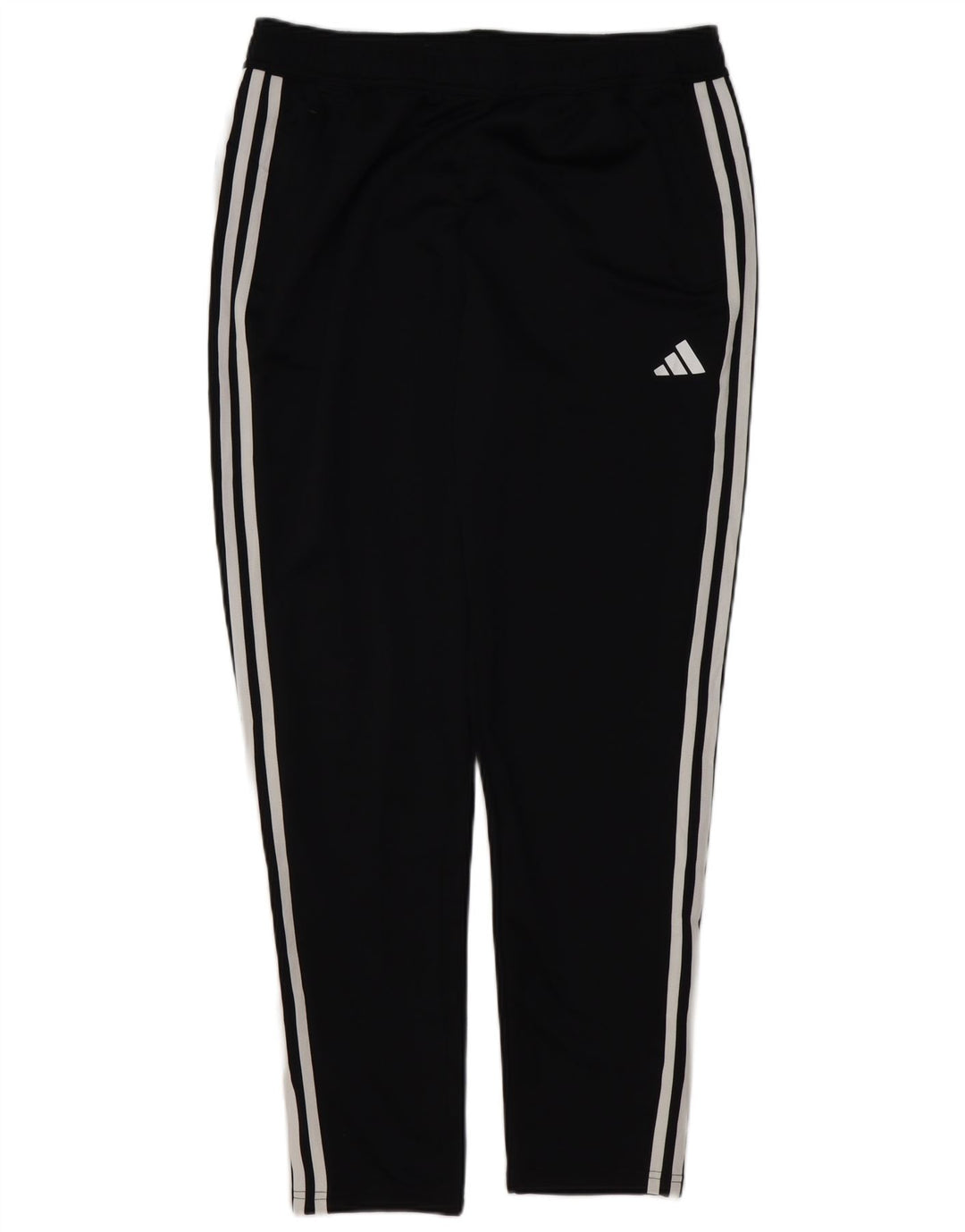 ADIDAS Mens Regular Fit Tracksuit Trousers Large Black Polyester
