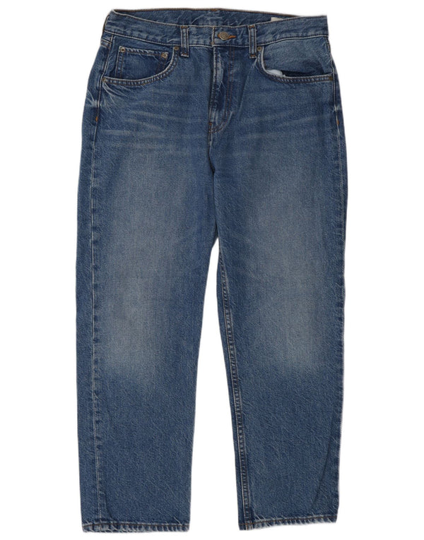 Zara Γυναικείο Tapered Jeans EU 42 Large W32 L27 Μπλε βαμβακερό
