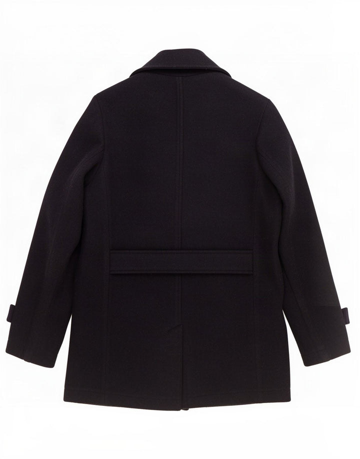 Zara Ανδρικό παλτό μπιζελιού UK 42 XL Navy Blue Polyester