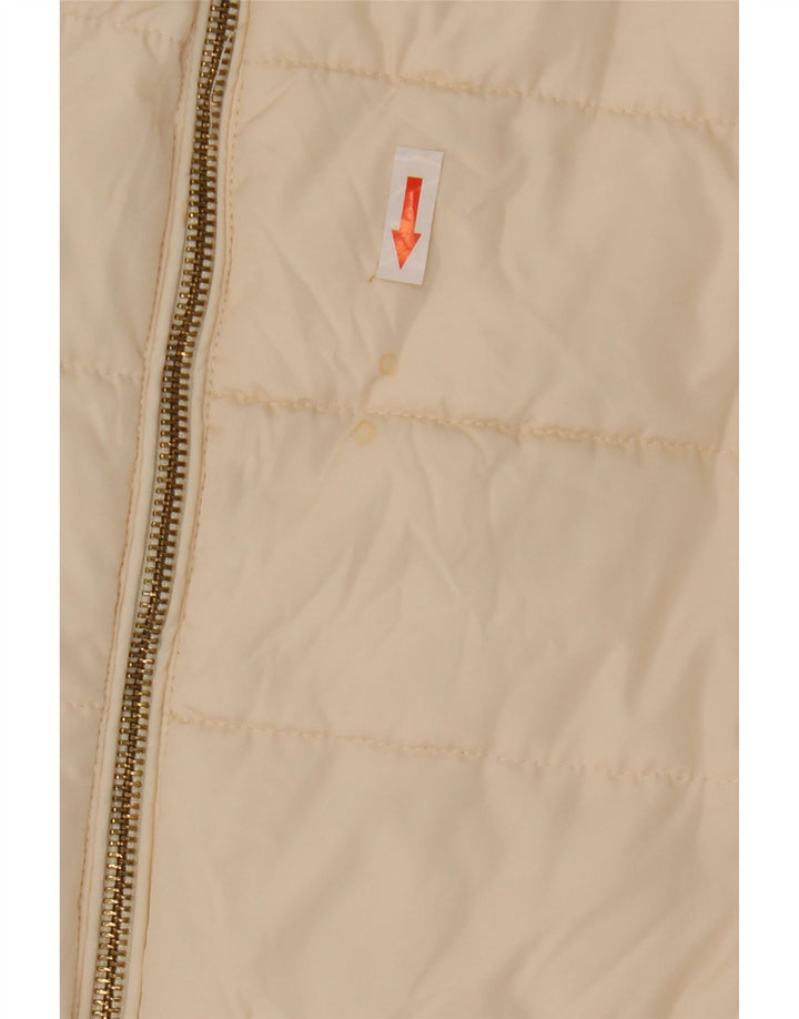 Zara Γυναικείο μπουφάν με επένδυση UK 10 Small White Polyester