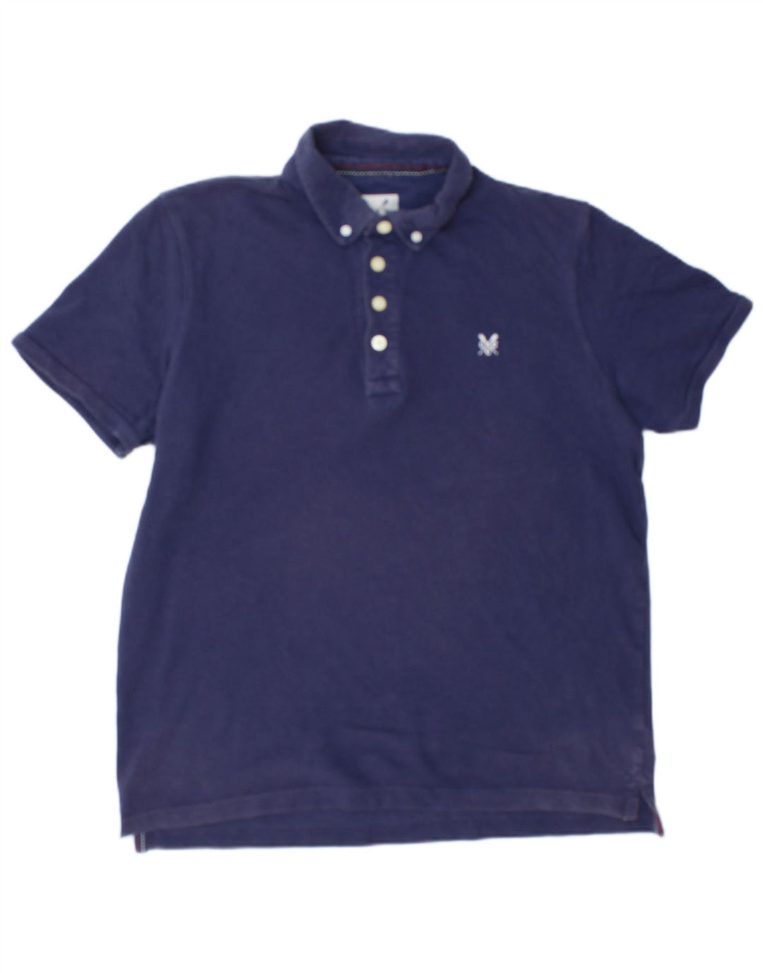 Ανδρικό πουκάμισο Polo Crew Clothing, μεσαίο μπλε βαμβακερό