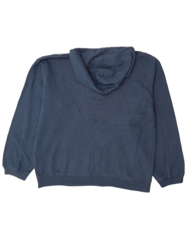 Gap Mens Graphic Hoodie Jumper XL Blue Cotton