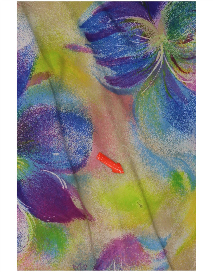 Vintage Γυναικεία Μπλούζα Τοπ UK 18 XL Πολύχρωμο Floral