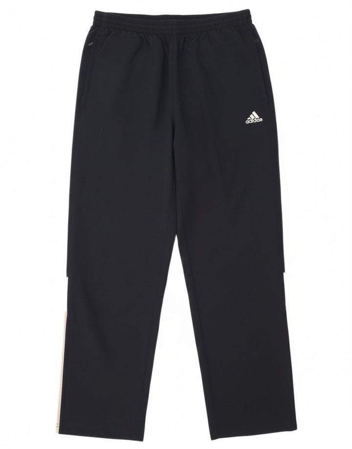 Ανδρική αθλητική φόρμα Adidas Παντελόνι Μεγάλο μπλε Navy Colourblock Πολυεστέρας