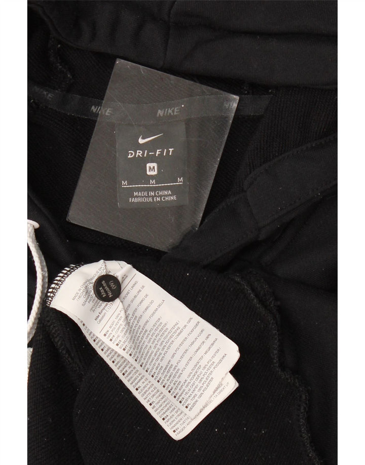 Nike Mens Dri Fit Graphic Hoodie Jumper Μεσαίο μαύρο πολυεστέρα