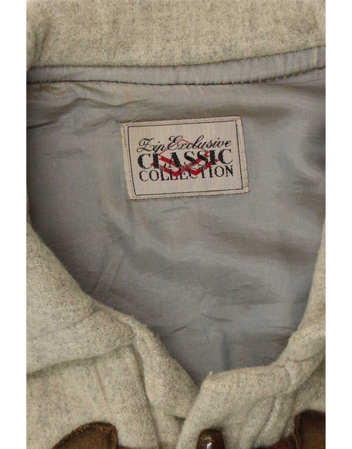 Ανδρικό παλτό Duffle Zip UK 42 XL Πράσινο μαλλί