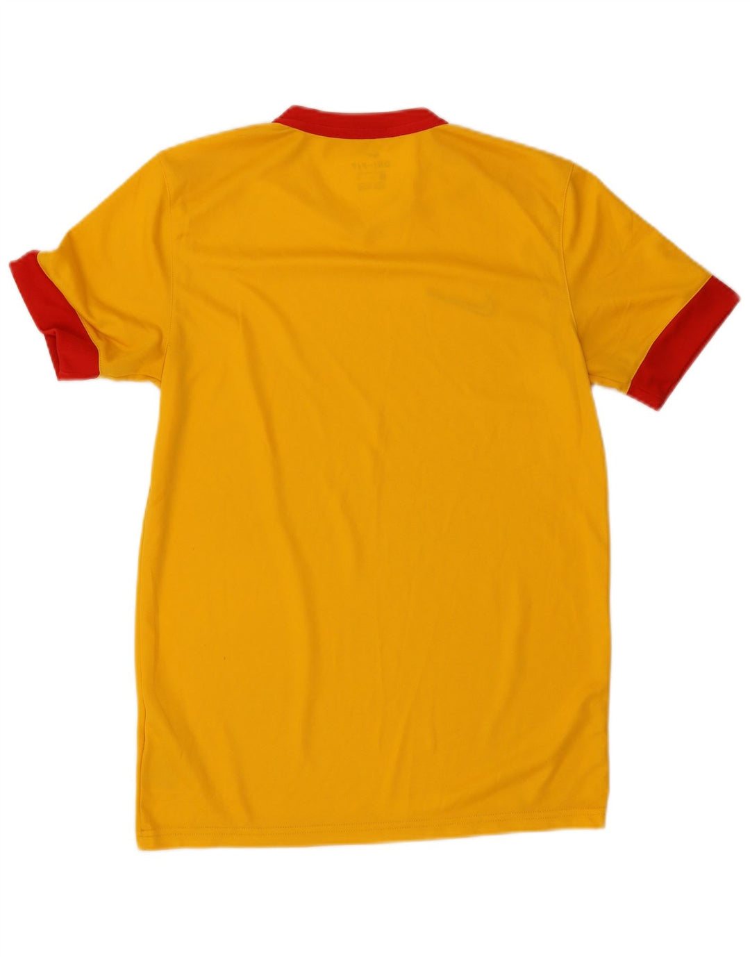 Ανδρικό T-shirt Nike Dri Fit Τοπ μεσαίου κίτρινου χρώματος πολυεστέρας