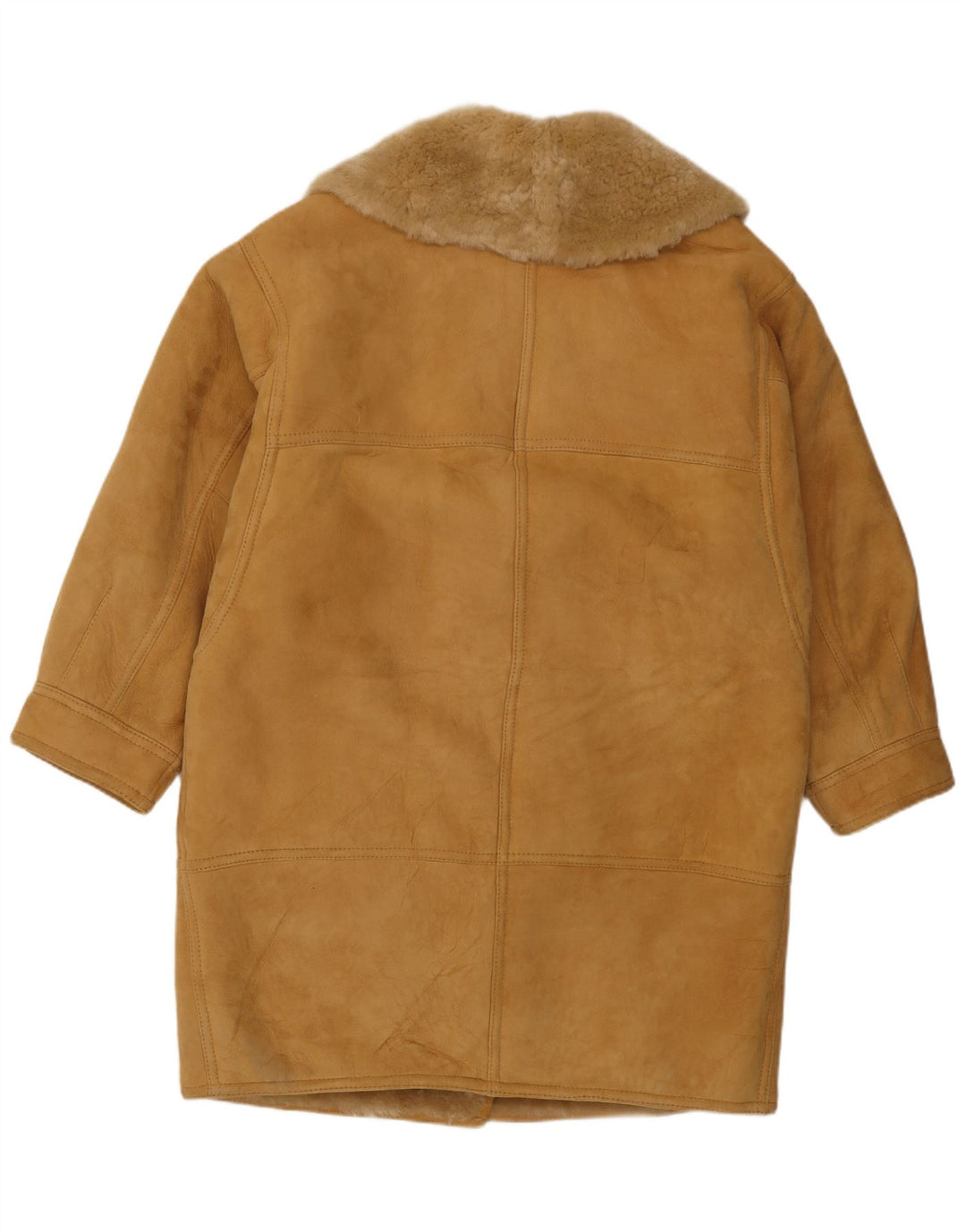 Vintage Γυναικείο Παλτό Shearling Loose Fit IT 44 Medium Beige Shearling