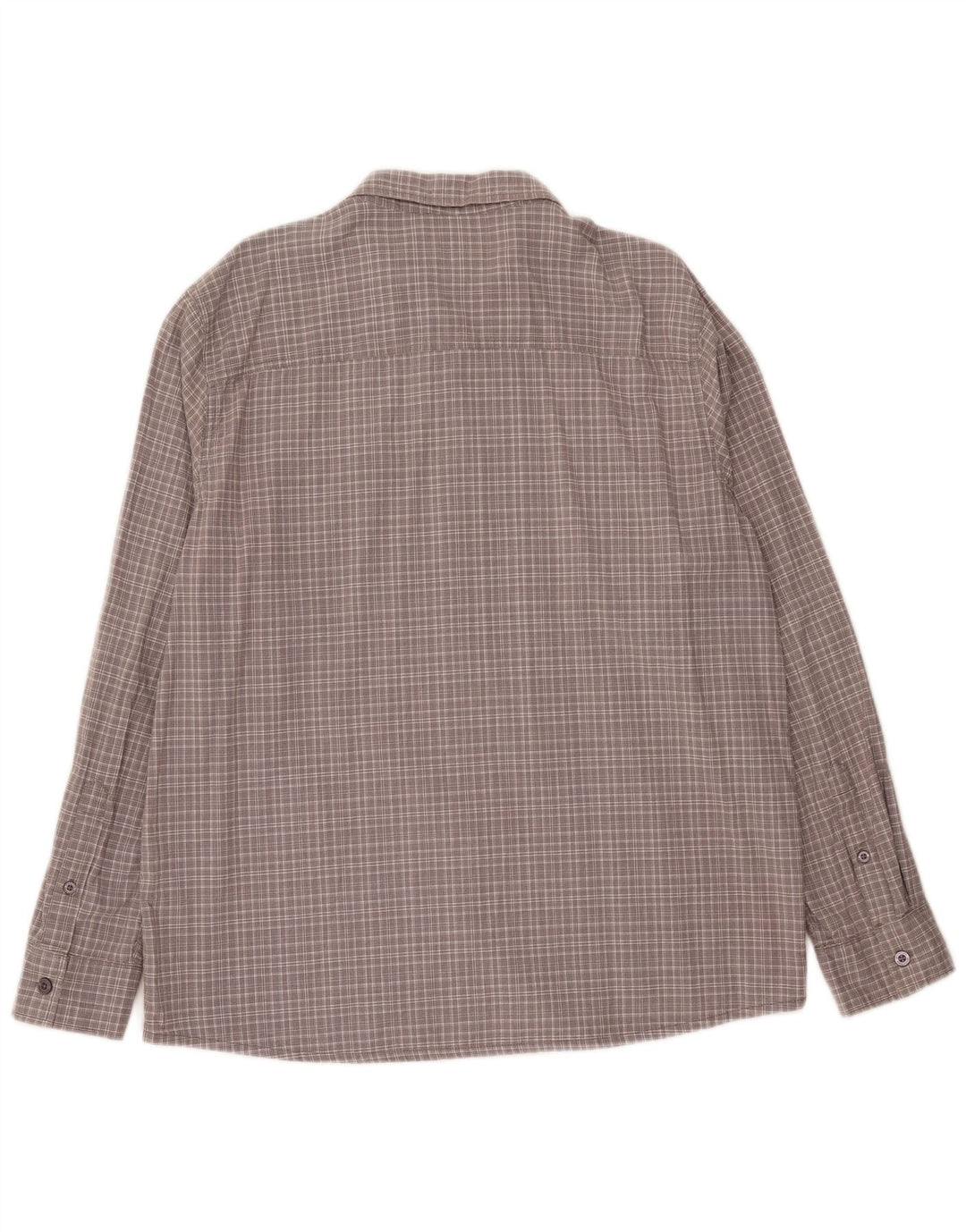 MOUNTAIN WAREHOUSE Mens Shirt XL Grey Check Cotton