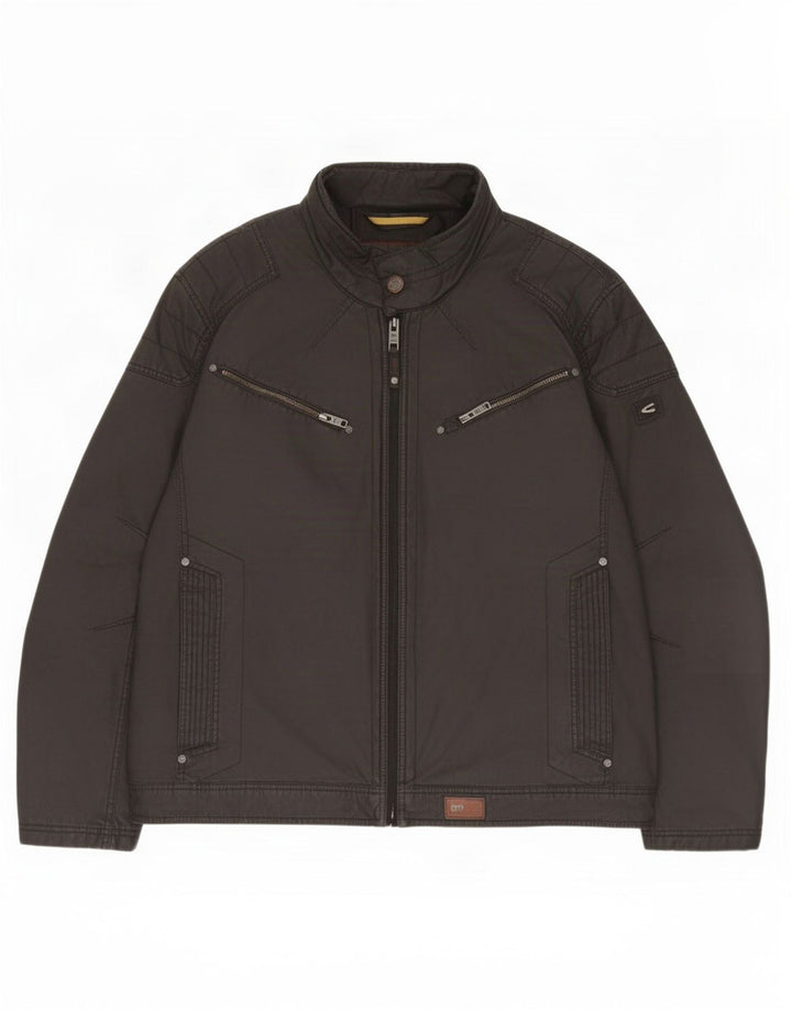 Camel Active Ανδρικό Αντιανεμικό Μπουφάν EU 58 2XL Μαύρο Βαμβακερό