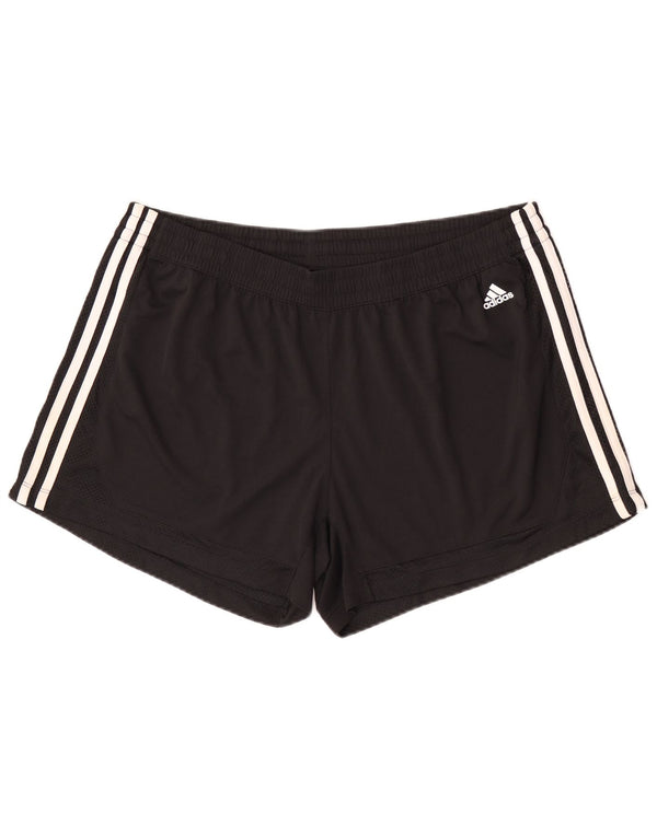 Γυναικείο αθλητικό σορτς Adidas UK 24/26 2XL Μαύρο πολυεστέρα