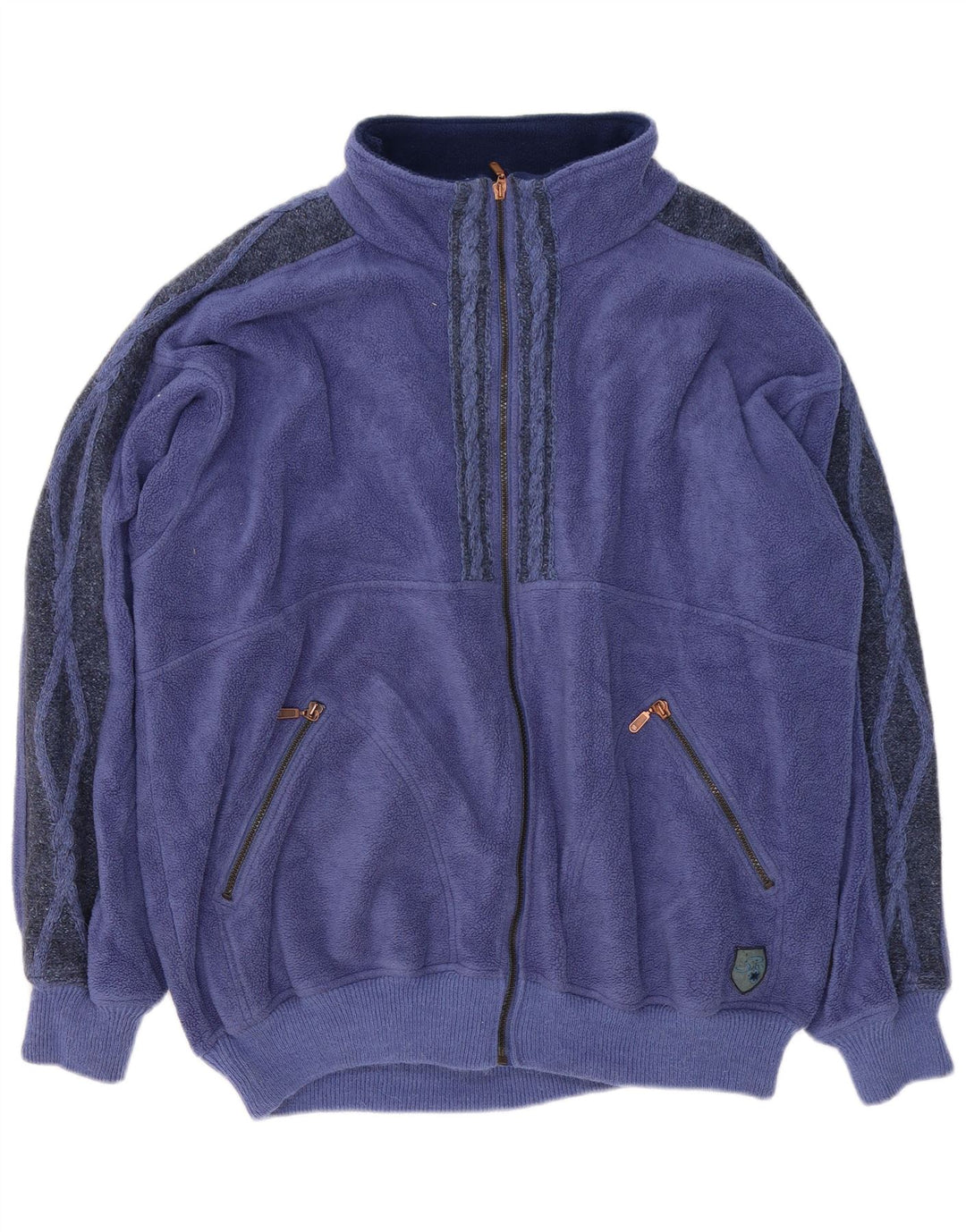 Ανδρικό μπουφάν Silvy Fleece UK 44 2XL Μωβ
