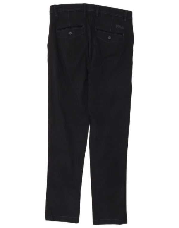 Fila Ανδρικό Slim Chino Παντελόνι IT 46 Small W36 L30 Navy Blue