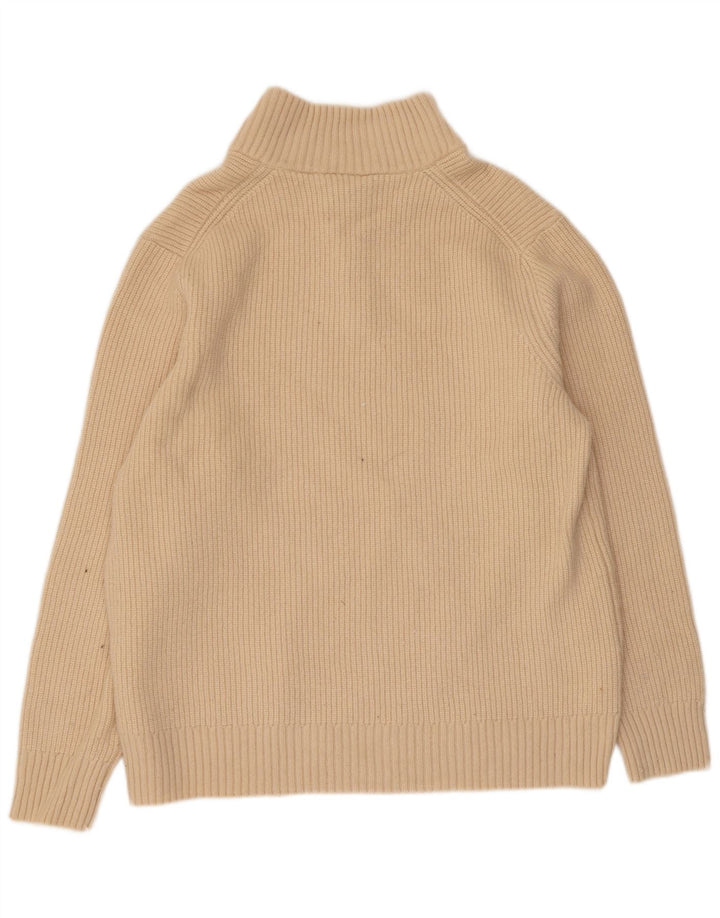 Ανδρικό πουλόβερ με φερμουάρ Lyle & Scott XL Beige