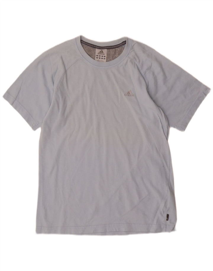 Ανδρικό T-Shirt Adidas Top Μικρό Μπλε Βαμβακερό