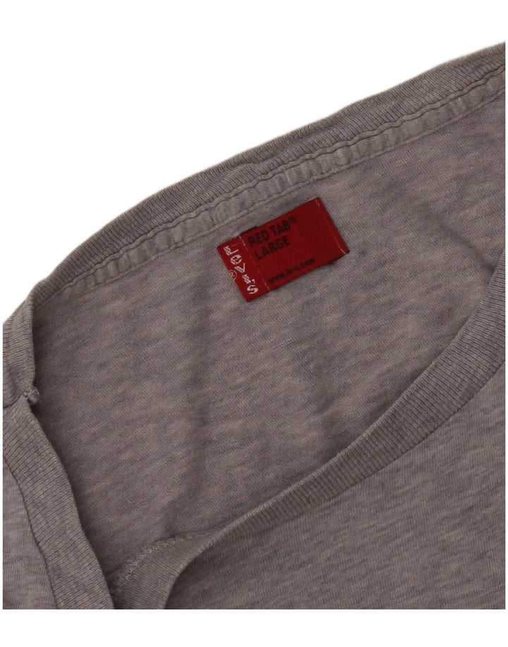 Ανδρικό T-Shirt Levi's Top Large Grey Flecked