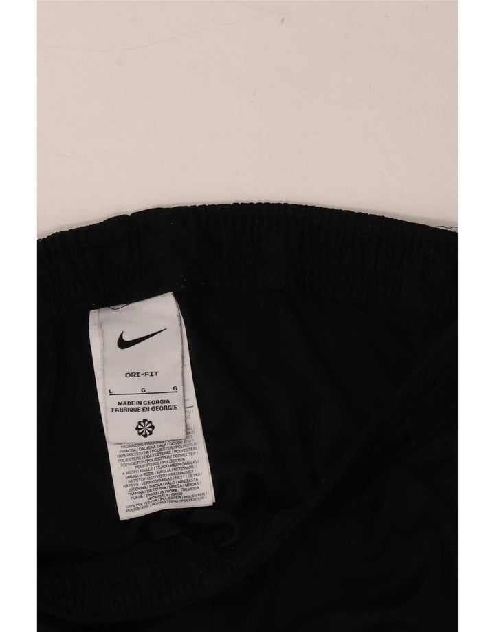Ανδρικό παντελόνι αθλητικής φόρμας Nike Dri Fit μεγάλο μαύρο πολυεστέρα