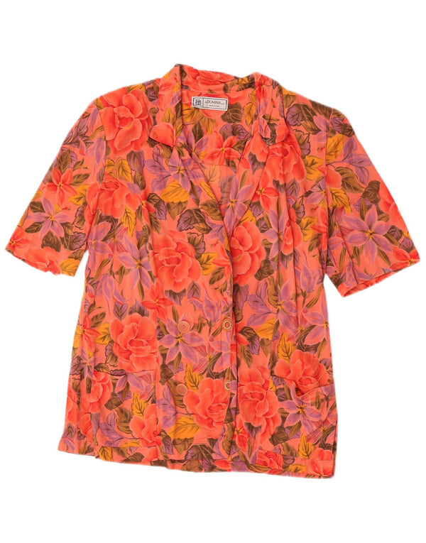 Domina Γυναικεία Ζακέτα με κοντό μανίκι IT 50 XL Πολύχρωμο Floral