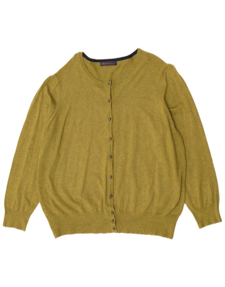 Marks & Spencer Γυναικεία ζακέτα πουλόβερ UK 18 XL Πράσινο