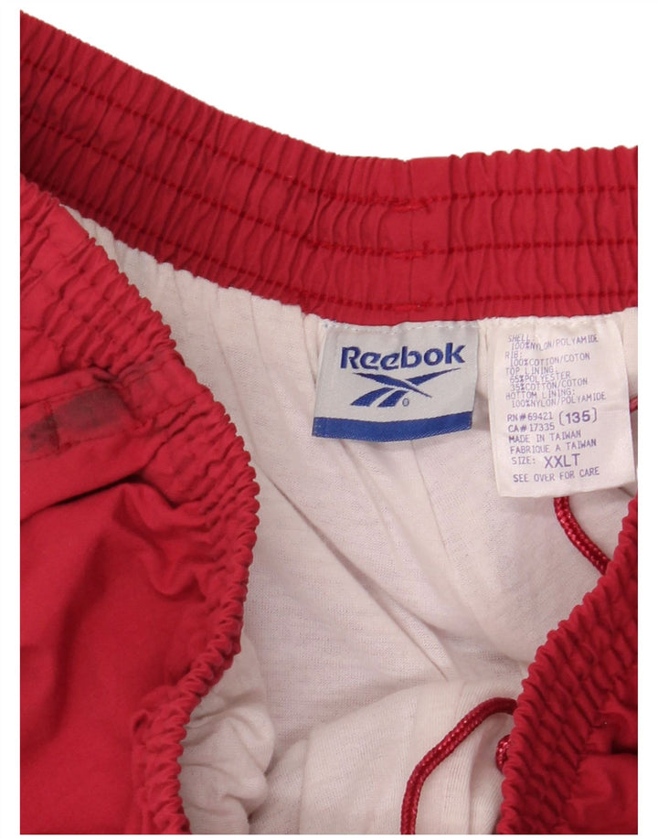 Ανδρική φόρμα REEBOK Παντελόνι Joggers 2XL Red Nylon