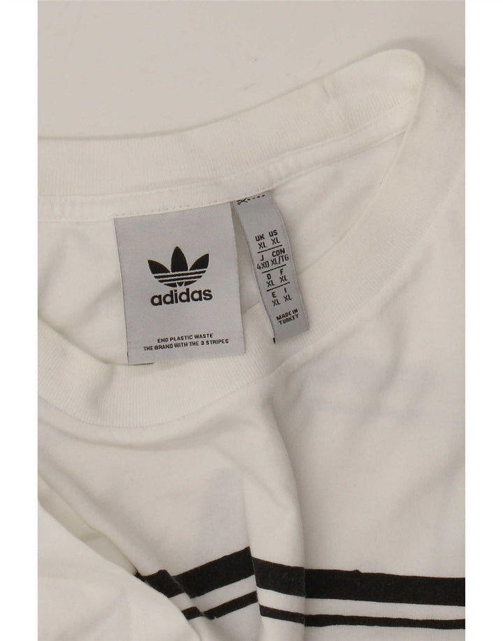 Ανδρικό γραφικό T-Shirt Adidas Top XL Λευκό