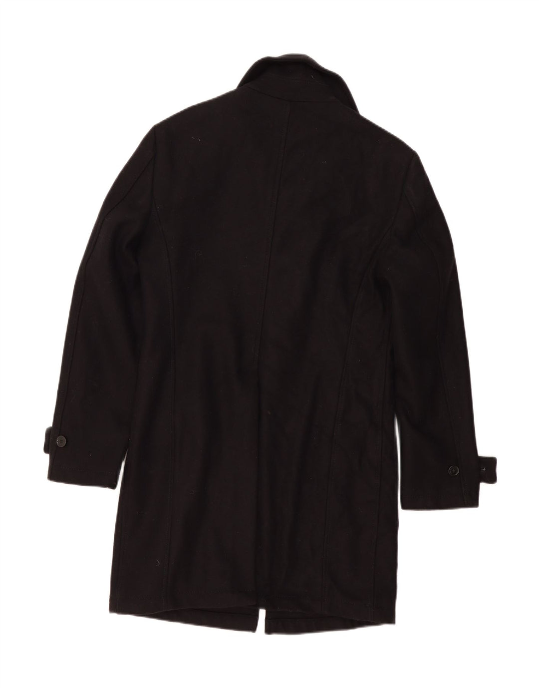 Vintage Ανδρικό Πανωφόρι IT 48 Medium Black Wool