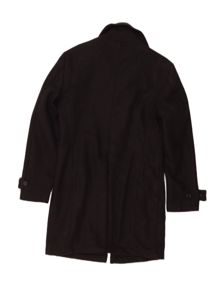 Vintage Ανδρικό Πανωφόρι IT 48 Medium Black Wool