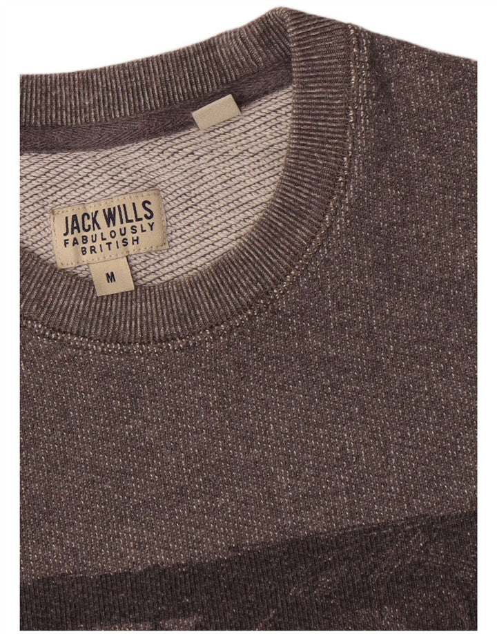 Ανδρικό γραφικό φούτερ Jack Wills, μεσαίο γκρι βαμβακερό