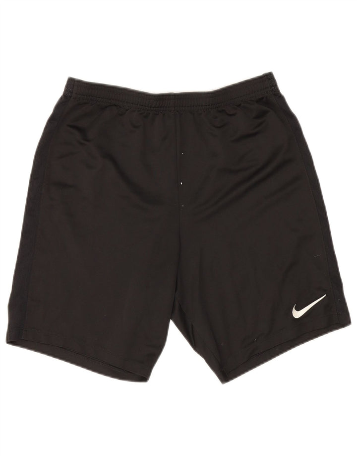 Ανδρικό αθλητικό σορτς Nike Dri Fit, μεγάλο μαύρο πολυεστέρα