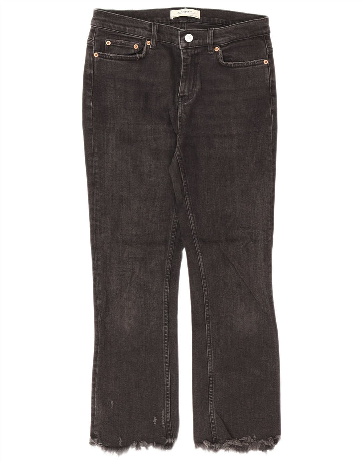 Zara Γυναικείο Τζιν μποτάκι EU 36 XS W26 L25 Μαύρο