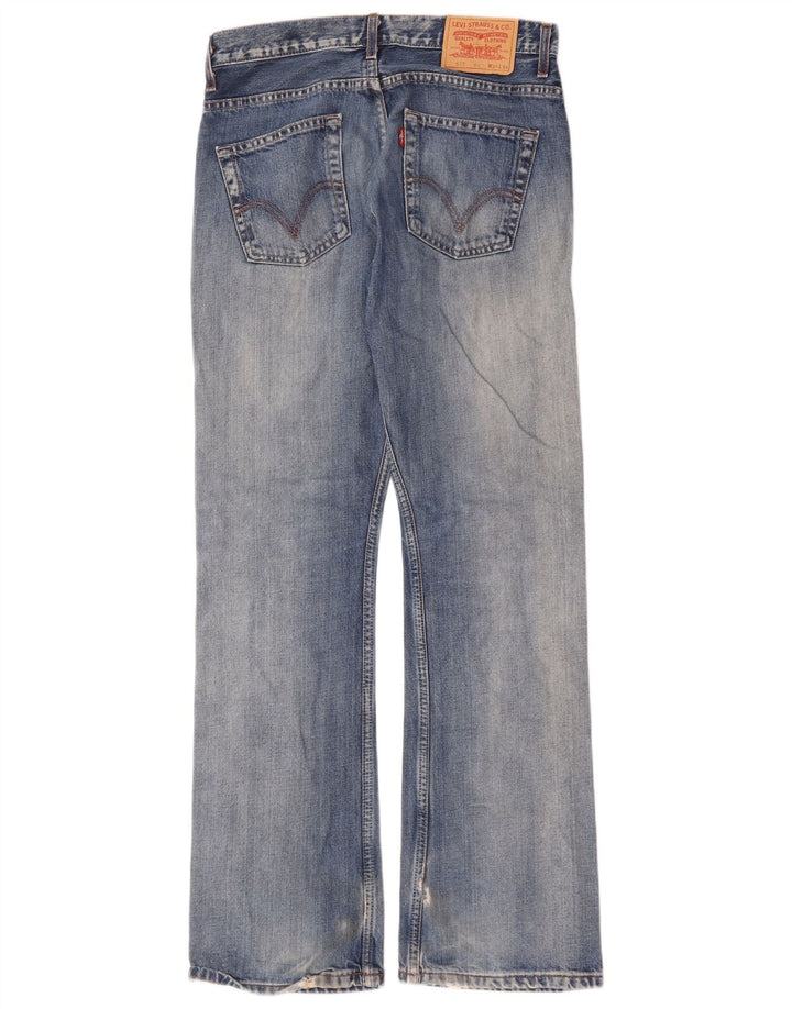 Levi's Mens 507 Slim Bootcut Jeans W31 L34 Μπλε βαμβακερό
