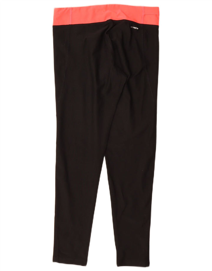 Γυναικεία κολάν ADIDAS Climalite UK 8/10 Small Black Colourblock