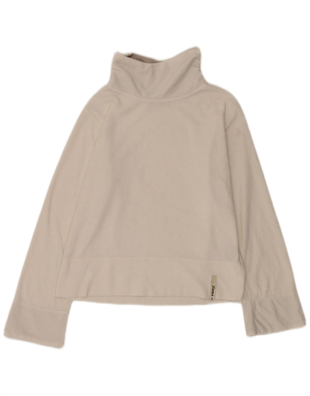 Roxy γυναικείο τοπ μακρυμάνικο UK 19 Medium Off White Πολυεστέρας