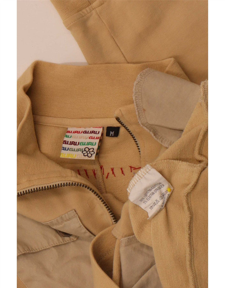 Guru Γυναικείο Utility Jacket UK 12 Medium Beige Colourblock Cotton
