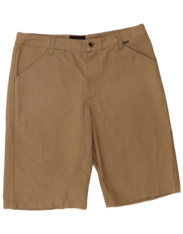 Ανδρικό σορτς Hurley casual W34 μεγάλο μπεζ πολυεστέρα