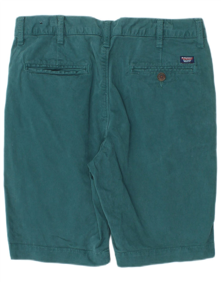 Ανδρικό σορτς Chino Superdry W30, μεσαίο μπλε βαμβακερό