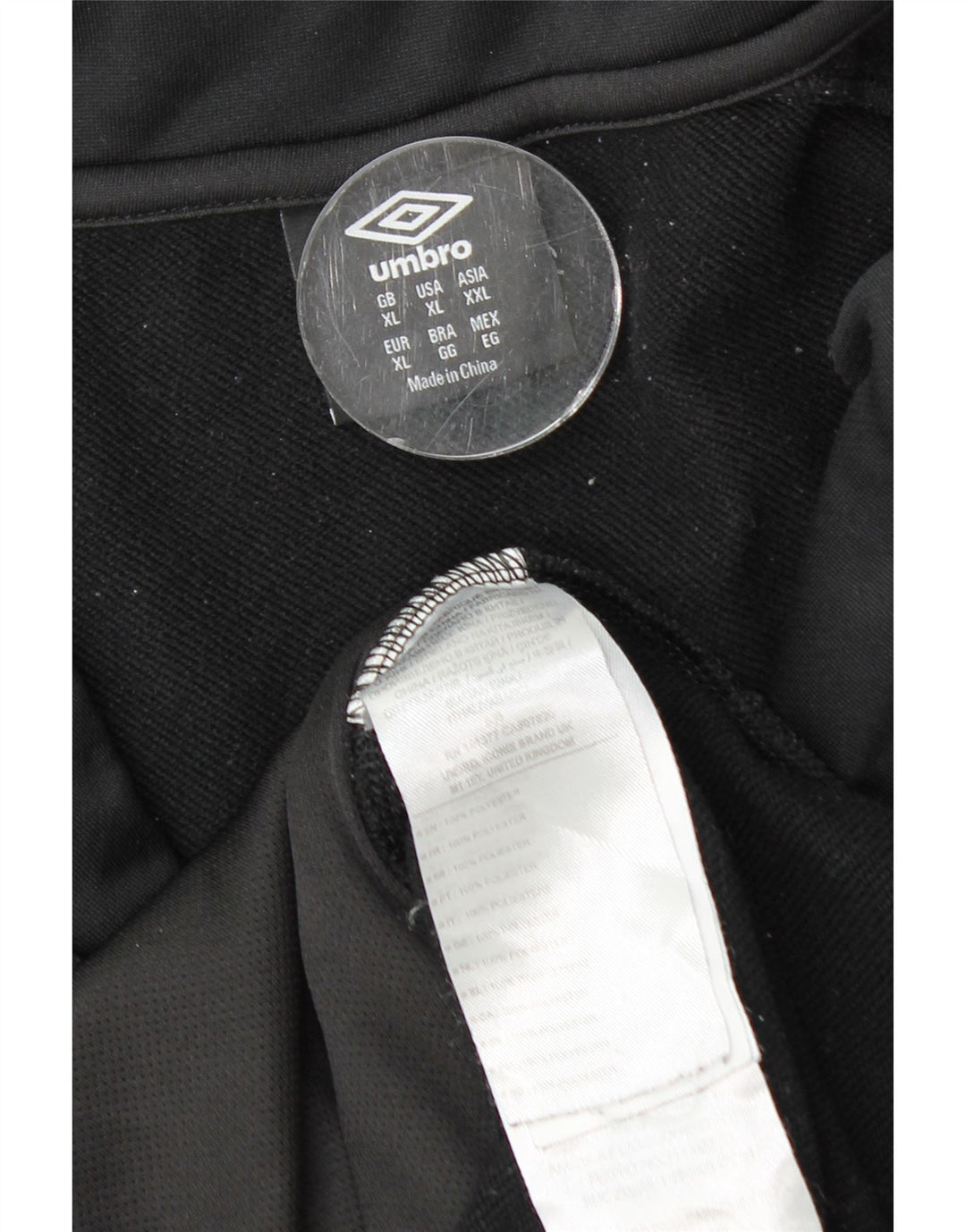 Ανδρική φόρμα Umbro Graphic Top Jacket XL Μαύρο Πολυεστέρας