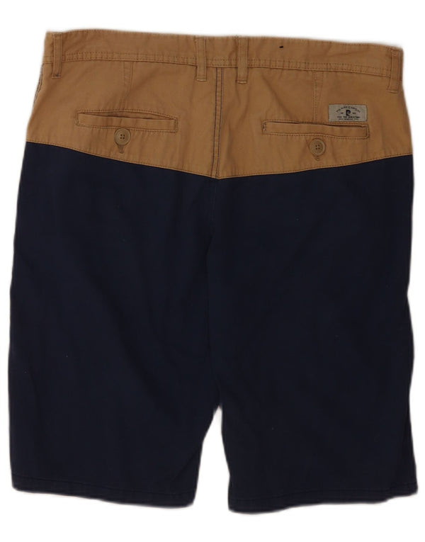 Pierre Cardin Ανδρικό σορτς Chino Small W29 Navy Blue Colorblock Βαμβακερό
