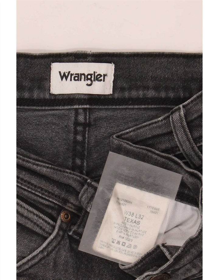 Ανδρικό τζιν ίσιο Wrangler Texas Stretch W38 L32 Γκρι βαμβακερό