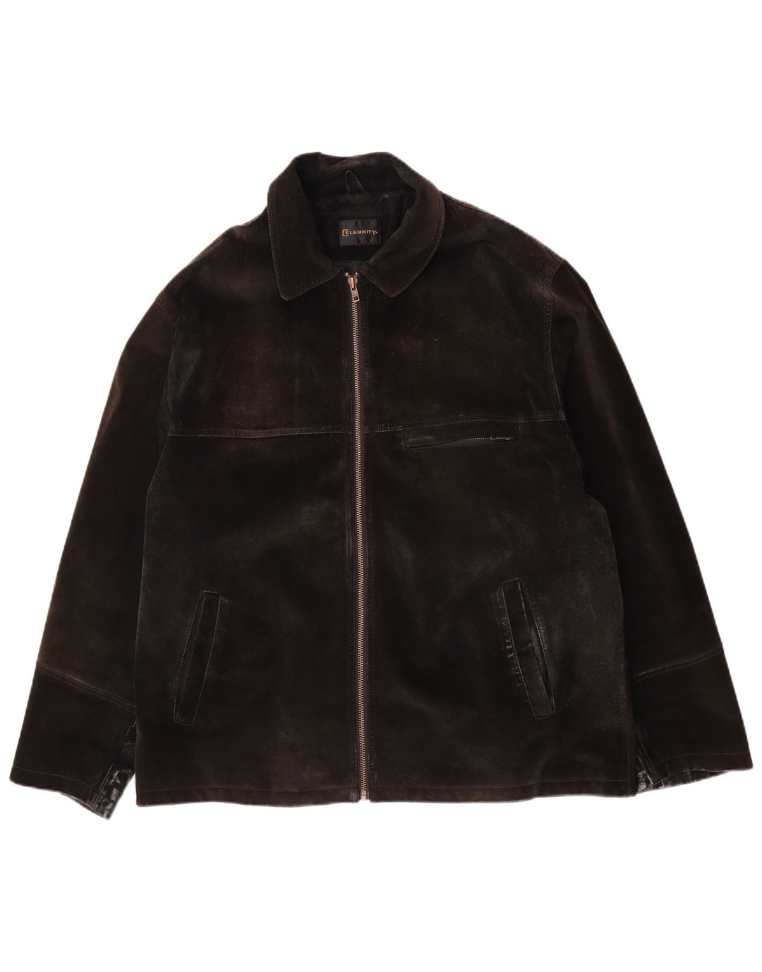 Vintage Ανδρικό Σουέντ Μπουφάν UK 42 XL Καφέ Δερμάτινο
